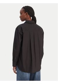 TOMMY HILFIGER - Tommy Hilfiger Koszula WW0WW48190 Czarny Regular Fit. Kolor: czarny. Materiał: bawełna #5