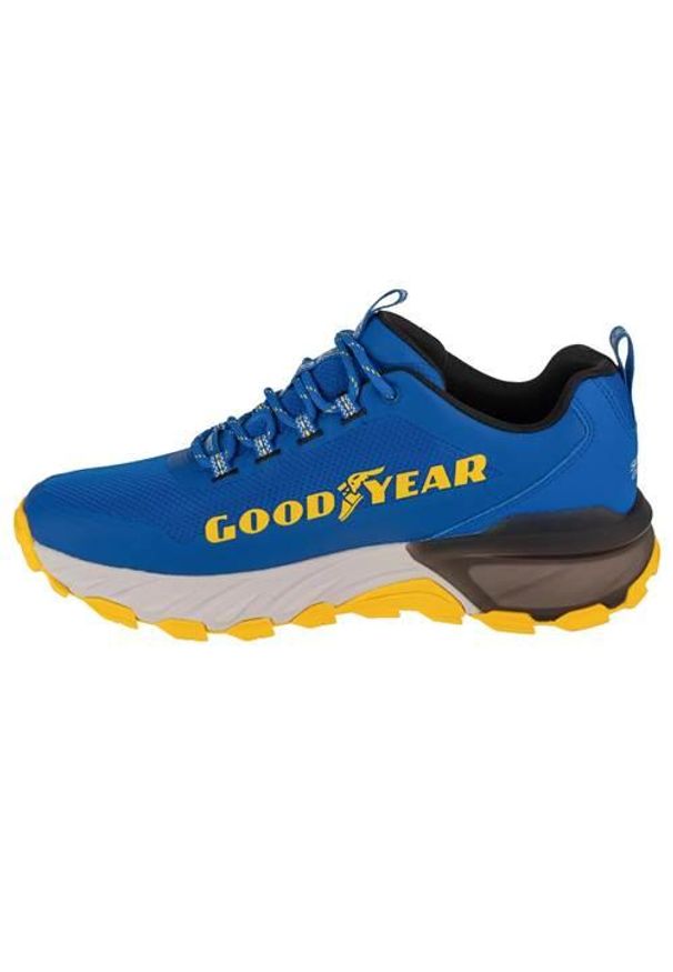 skechers - Buty do chodzenia męskie Skechers Max Protect-fast Track. Zapięcie: sznurówki. Kolor: niebieski. Materiał: materiał, syntetyk, tkanina. Szerokość cholewki: normalna. Sport: turystyka piesza