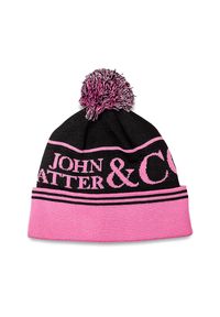 John Hatter & Co - John Hatter Czapka "MRS JOHN" | Mrs John | Kobieta | Czarny, Różowy. Kolor: czarny, różowy, wielokolorowy. Materiał: poliester. Wzór: aplikacja, nadruk