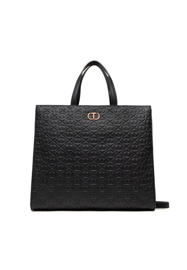 TwinSet - Torebka TWINSET. Kolor: czarny