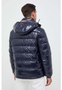 Guess kurtka męska kolor granatowy zimowa. Kolor: niebieski. Materiał: polar, materiał. Sezon: zima #4