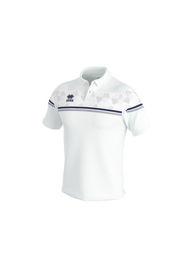 ERREA - Polo Errea dominic. Typ kołnierza: polo. Kolor: biały, niebieski, wielokolorowy. Styl: elegancki