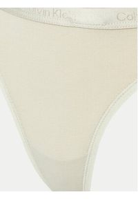 Calvin Klein Underwear Komplet 3 par stringów Thong 3pk 000QD5244E Kolorowy. Materiał: bawełna. Wzór: kolorowy #9