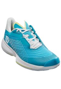 Buty tenisowe damskie Wilson Kaos Swift 1,5 clay. Kolor: niebieski, biały, żółty, wielokolorowy. Sport: tenis #1