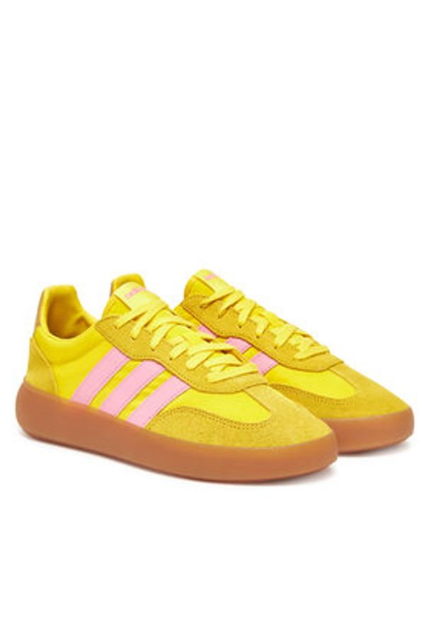 Adidas - adidas Sneakersy Barreda Decode JR3542 Żółty. Kolor: żółty. Materiał: zamsz, skóra