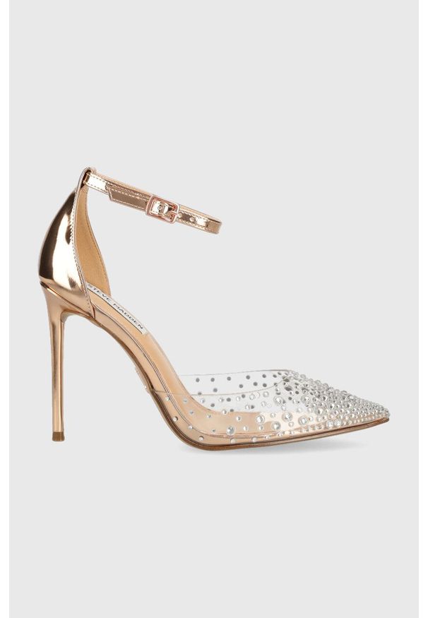Steve Madden szpilki Ravaged kolor złoty SM11002564. Zapięcie: klamry. Kolor: złoty. Obcas: na szpilce. Wysokość obcasa: średni