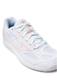 Mizuno Buty halowe Cyclone Speed 4 V1GC2380 Biały. Kolor: biały. Materiał: skóra #4