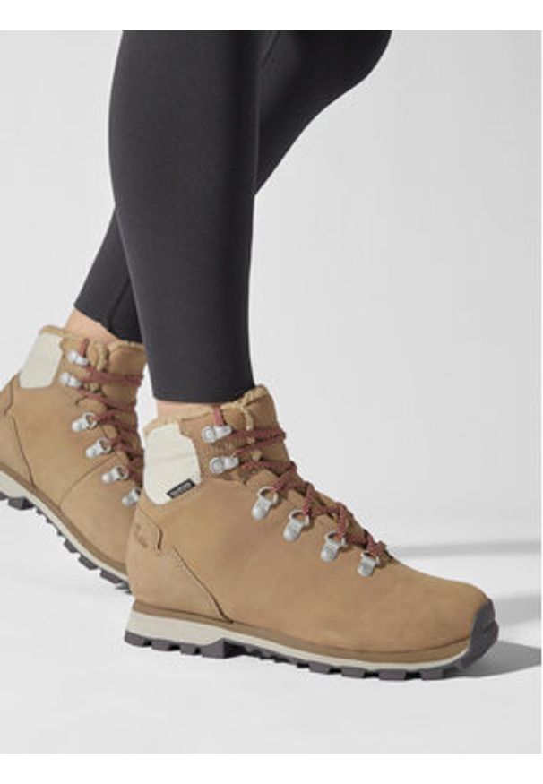 Jack Wolfskin Trekkingi Thunder Bay Texapore Mid W 4053681 Brązowy. Kolor: brązowy. Materiał: skóra, nubuk