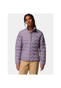 columbia - Kurtka Damska Columbia Delta Ridge II. Kolor: fioletowy. Materiał: materiał, puch. Technologia: Omni-Heat (Columbia). Sezon: jesień. Sport: turystyka piesza #1