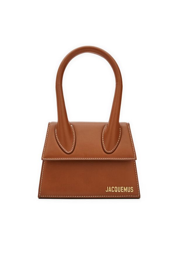 JACQUEMUS Torebka Le Chiquito Moyen 213BA002-3072 Brązowy. Kolor: brązowy. Materiał: skórzane