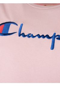 Champion T-Shirt | 210972 | Mężczyzna | Różowy. Okazja: na co dzień. Kolor: różowy. Materiał: bawełna. Wzór: aplikacja. Styl: casual #4