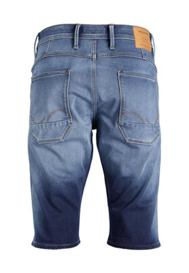 Jack & Jones Szorty jeansowe Cale 12223993 Granatowy Regular Fit. Kolor: niebieski. Materiał: bawełna