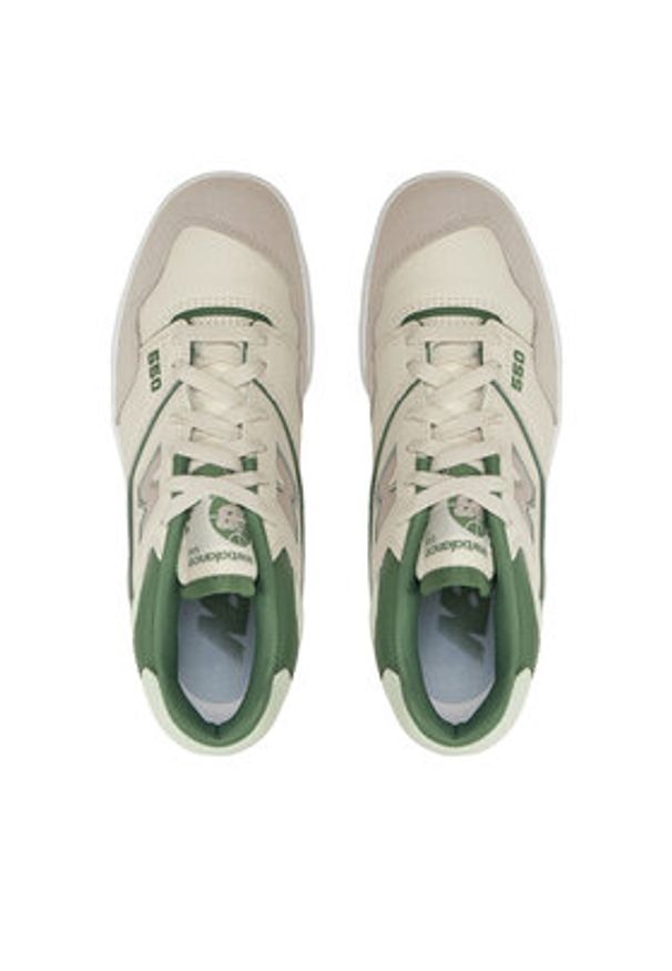 New Balance Sneakersy BBW550HK Beżowy. Kolor: beżowy. Materiał: zamsz, skóra