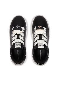 Karl Lagerfeld - KARL LAGERFELD Sneakersy Kreeper Lo KL42336T Czarny. Kolor: czarny. Materiał: skóra #3