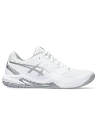 Damskie buty do tenisa Asics Gel-Dedicate 8. Kolor: wielokolorowy, szary, biały. Sport: tenis #1
