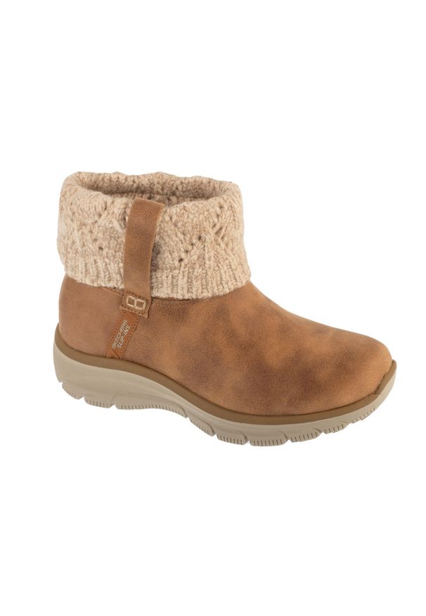 skechers - Buty zimowe damskie, Easy Going - Cozy Weather 2. Kolor: brązowy. Sezon: zima