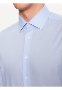 Seidensticker Koszula 01.653760 Niebieski Slim Fit. Kolor: niebieski. Materiał: bawełna #6