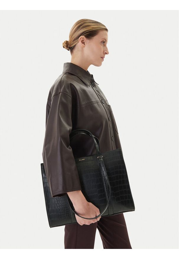 Aldo Torebka Ninetofive 13897736 Czarny. Kolor: czarny. Materiał: skórzane