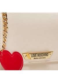 Love Moschino - LOVE MOSCHINO Torebka JC4139PP1LLM1110 Écru. Materiał: skórzane