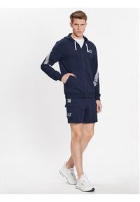 EA7 Emporio Armani Szorty sportowe 3RPS55 PJLIZ 1554 Granatowy Regular Fit. Kolor: niebieski. Materiał: bawełna, syntetyk. Styl: sportowy #6