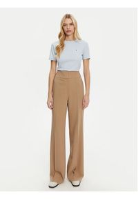 TOMMY HILFIGER - Tommy Hilfiger T-Shirt New Cody WW0WW40587 Błękitny Slim Fit. Kolor: niebieski. Materiał: bawełna #3