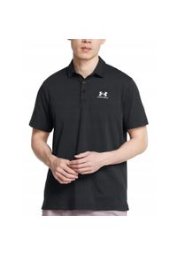 Koszulka polo męska Under Armour Icon Polo. Typ kołnierza: polo. Kolor: czarny. Styl: sportowy #1