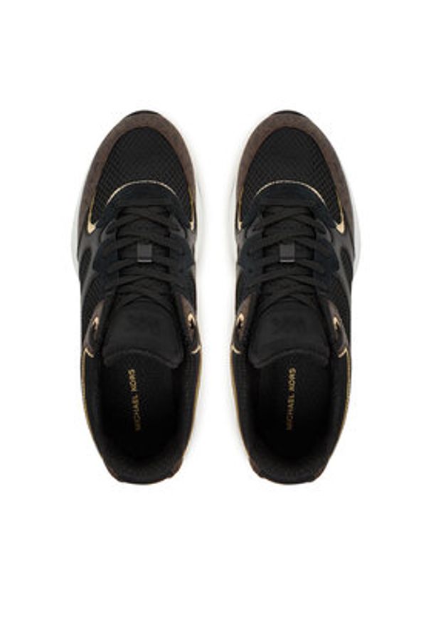 MICHAEL Michael Kors Sneakersy Riley 43S5RLFS2B Brązowy. Kolor: brązowy. Materiał: materiał