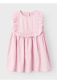 Name it - NAME IT Sukienka letnia Delana 13227285 Różowy Regular Fit. Kolor: różowy. Materiał: bawełna. Sezon: lato #1