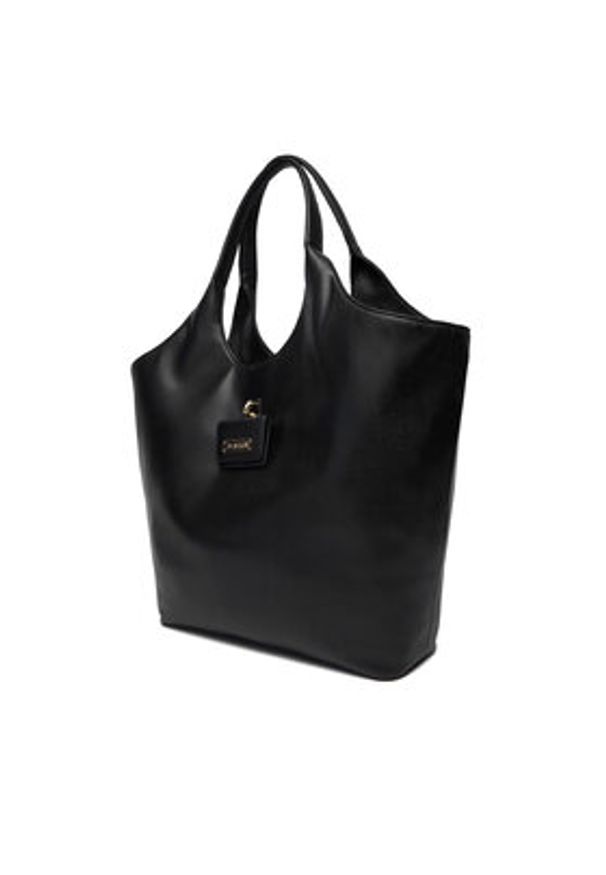 Love Moschino - LOVE MOSCHINO Torebka JC4392PP0NKN0000 Czarny. Kolor: czarny. Materiał: skórzane
