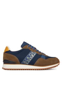 Napapijri Sneakersy NP0A8B9N Brązowy. Kolor: brązowy. Materiał: skóra, zamsz #1