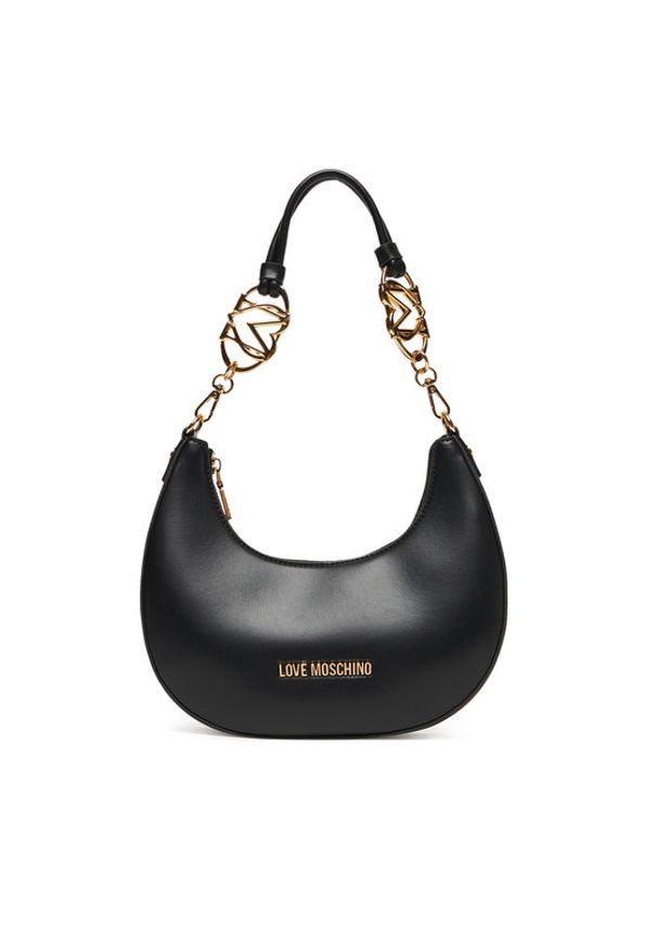 Love Moschino - LOVE MOSCHINO Torebka JC4048PP1NLF0000 Czarny. Kolor: czarny. Materiał: skórzane