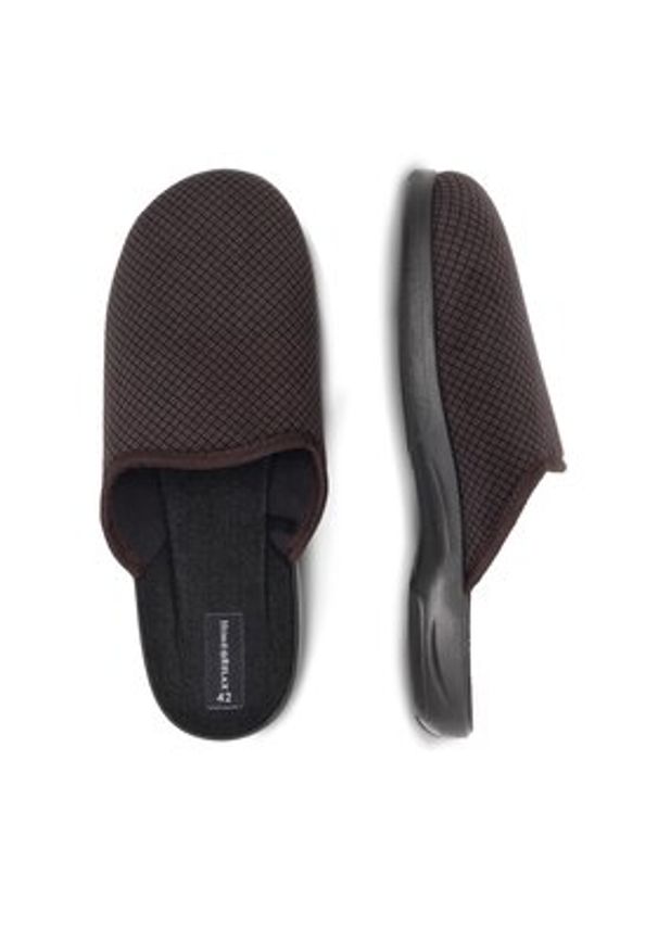 Home & Relax Kapcie 020/TVC Brązowy. Kolor: brązowy. Materiał: materiał