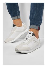 Calvin Klein Jeans Sneakersy Jerrold B4S0717 Biały. Kolor: biały. Materiał: materiał #5