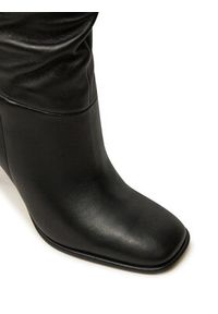 MICHAEL Michael Kors Muszkieterki Kelsea Leather Slouchy Boot 40F4KLHB5L Czarny. Kolor: czarny. Materiał: skóra