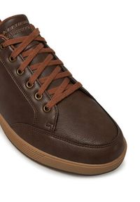skechers - Skechers Sneakersy Sparkman 210944/CHOC Brązowy. Kolor: brązowy. Materiał: skóra #3