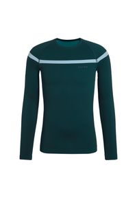 Koszulka z długim rękawem Falke Warm. Kolor: zielony. Długość rękawa: długi rękaw. Długość: długie. Styl: sportowy #1