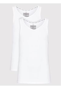 Calvin Klein Underwear Komplet 2 tank topów 000NB1099A Biały Slim Fit. Kolor: biały. Materiał: bawełna #1