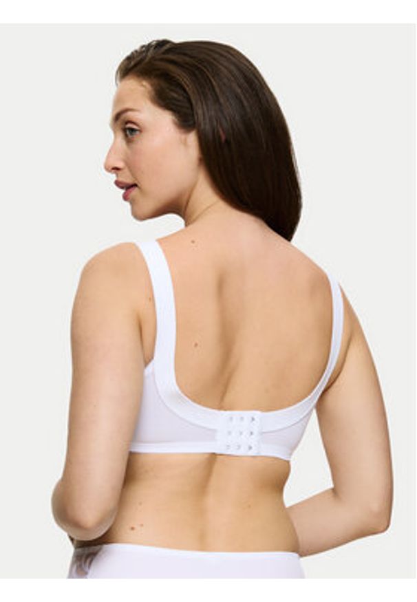 Triumph Biustonosz bezfiszbinowy Doreen 10166213 Biały. Kolor: biały. Materiał: syntetyk