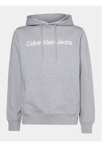 Calvin Klein Jeans Bluza J30J322551 Szary Regular Fit. Kolor: szary. Materiał: bawełna #5