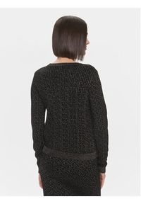 Liu Jo Sweter MF3431 MA49I Czarny Regular Fit. Kolor: czarny. Materiał: wiskoza #4