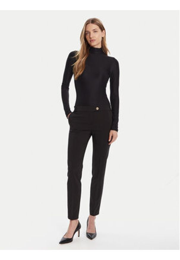 Rinascimento Chinosy CFC0126225003 Czarny Slim Fit. Kolor: czarny. Materiał: syntetyk