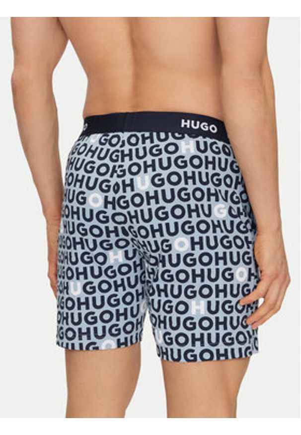 Hugo - HUGO Szorty piżamowe Tortuga 50540086 Niebieski Regular Fit. Kolor: niebieski. Materiał: bawełna