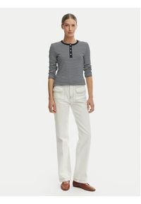 TOMMY HILFIGER - Tommy Hilfiger Bluzka WW0WW49629 Niebieski Slim Fit. Kolor: niebieski. Materiał: bawełna #2