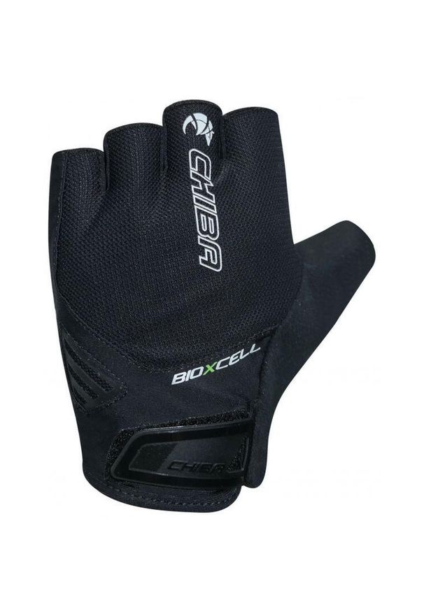 CHIBA - Oddychające rękawiczki rowerowe BIOXCELL AIR. Kolor: czarny. Sport: kolarstwo