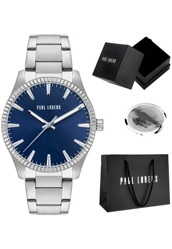 Zegarek męski Paul Lorens ELIAZ-6C1 Z GRAWEREM