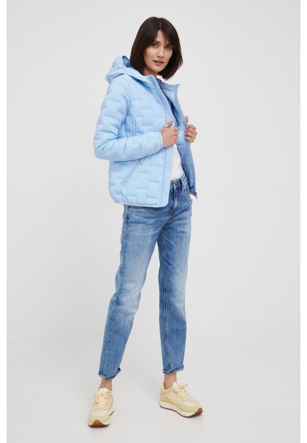 Drykorn jeansy damskie high waist. Stan: podwyższony. Kolor: niebieski