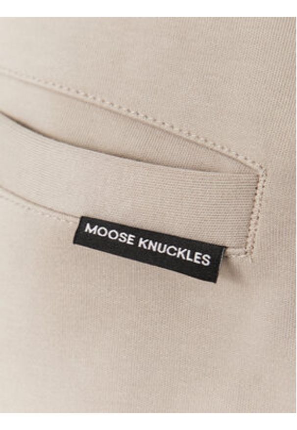 Moose Knuckles Szorty sportowe Dalon M15MR807 Szary Regular Fit. Kolor: szary. Materiał: bawełna. Styl: sportowy