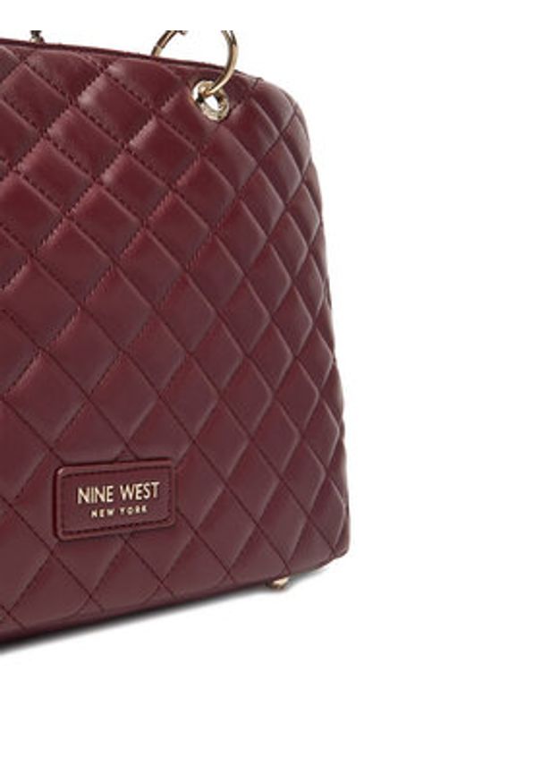 Nine West Torebka CEO-IDAHO-I-LDA8005 Bordowy. Kolor: czerwony