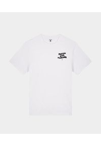 Bawełniany T-shirt z nadrukiem uniseks Carpatree. Kolor: biały. Materiał: bawełna. Wzór: nadruk. Sport: fitness