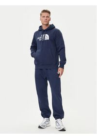 The North Face Bluza Drew Peak NF0A89EM Granatowy Regular Fit. Kolor: niebieski. Materiał: bawełna #5